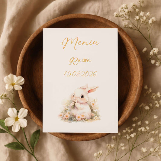 Meniu Botez Fetite Iepuras