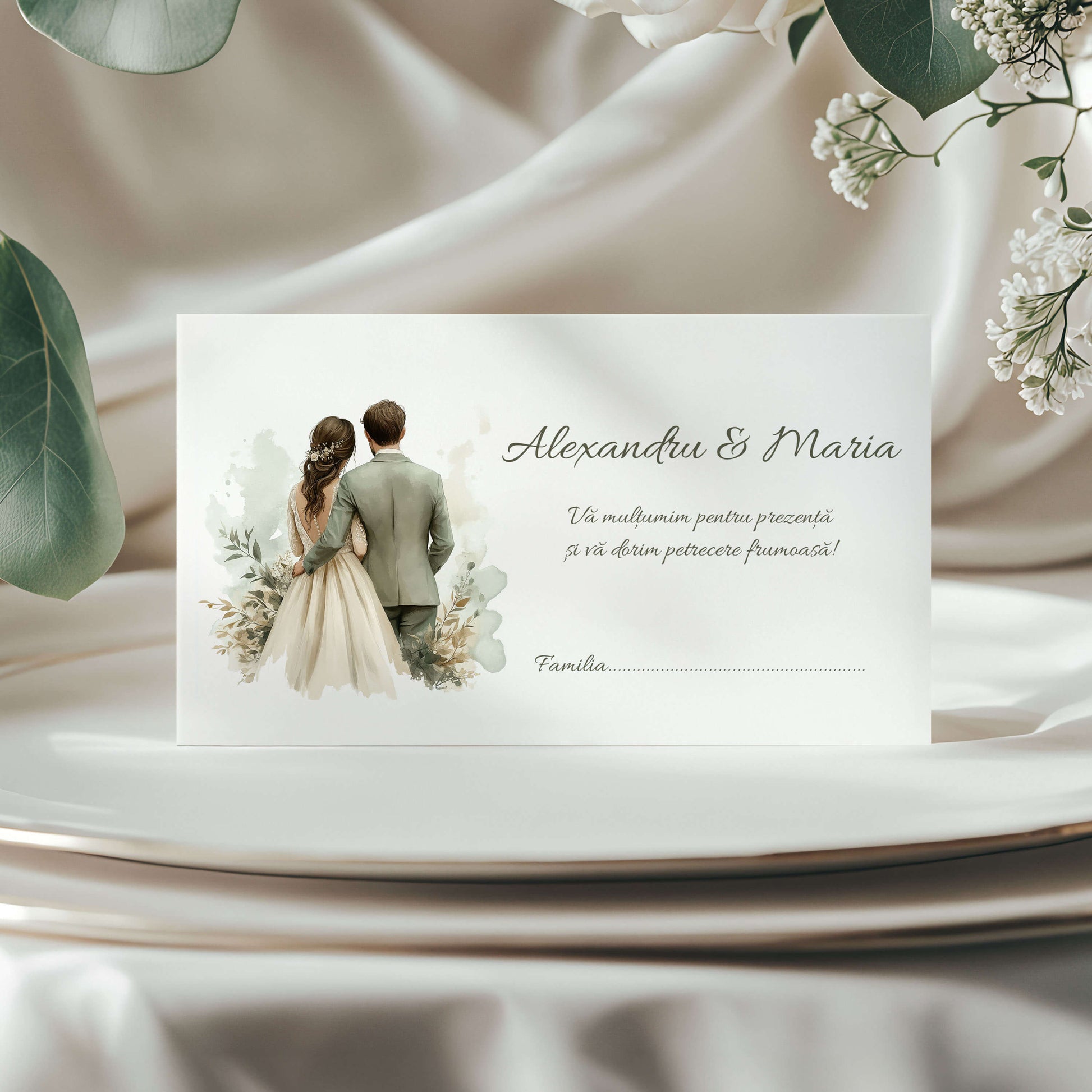 Plic de bani Nunta Miri